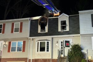 HOWARD CO TOWNHOUSE FIRE
