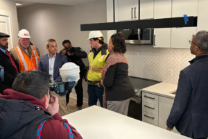 Muriel Bowser at Elle Apartments
