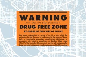 Drug Free Zone DC map