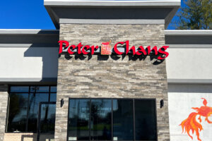 Exterior of Peter Chang restaurant