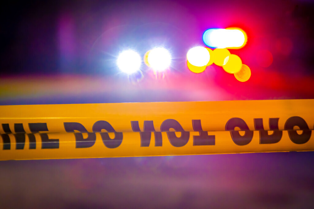 Yellow police tape