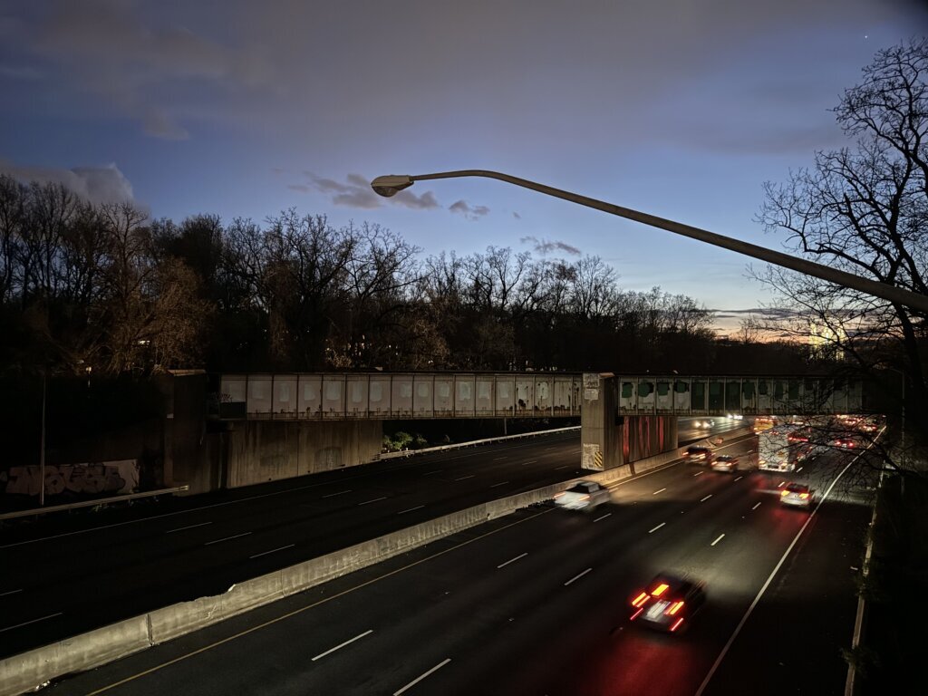 Interstate 495 no lights
