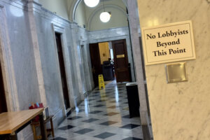 No Lobbysts beyond this point