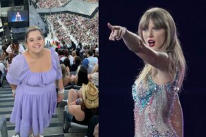 Megan Wysocki (left), Taylor Swift (right)