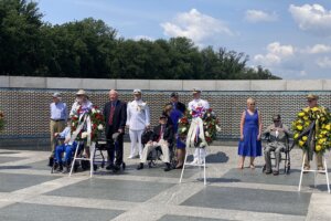 World War II Memorial 20th anniversary ceremony