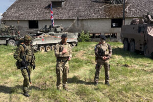 Soldiers participating in NATO exercise.