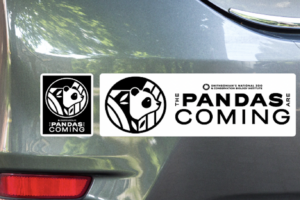 Panda bumper stickers