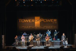 Tower of Power performs on stage