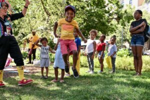 Children in a park
