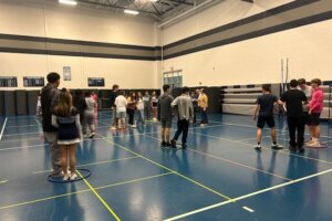 Unified PE Class at Colgan High School