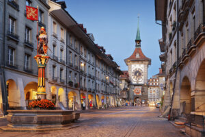 Bern, Switzerland with the Zytglogge c