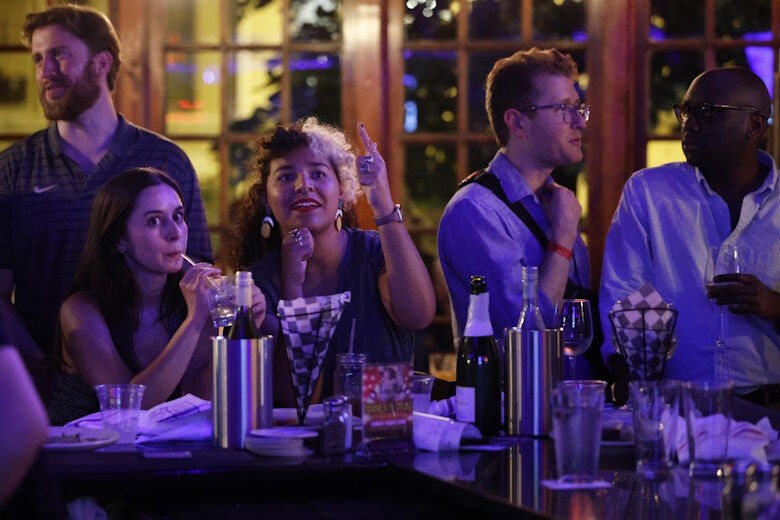 Americans Across The Nation Watch The First Presidential Debate Between Joe Biden And Donald Trump