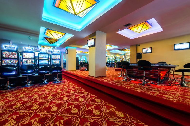 Slot machines at a casino