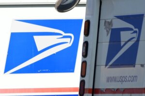 U.S. Postal Service trucks