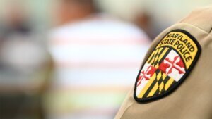 Maryland state police badge file photo