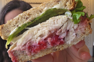 Thanksgiving sandwich