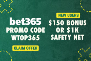 Bet365 Bonus Code WTOP365: Bet $5, Get $150 Packers Lions TNF Promo