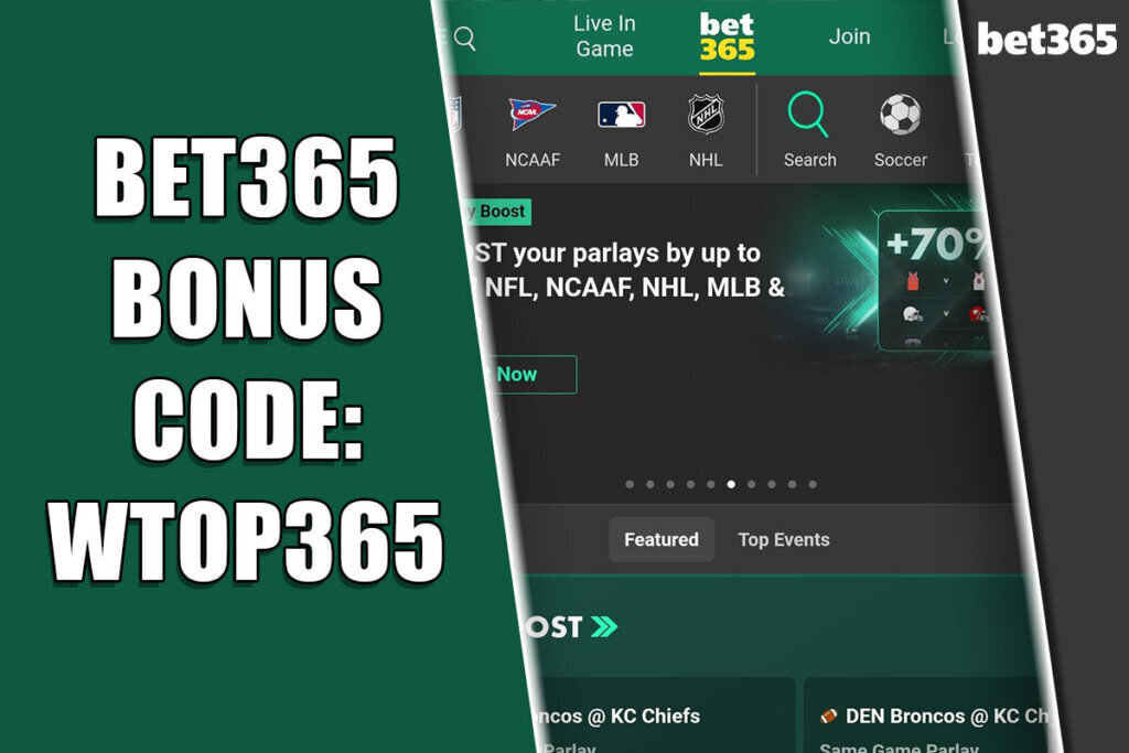 Bet365 Bonus Code WTOP365: Bet $5, Get $150 NFL Week 13 Bonus