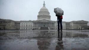 Late Winter Snowstorm Hits Washington DC