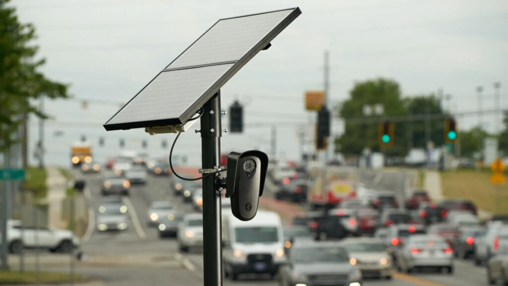 Flock Safety cameras capture license plates. (Courtesy of Flock Safety)
