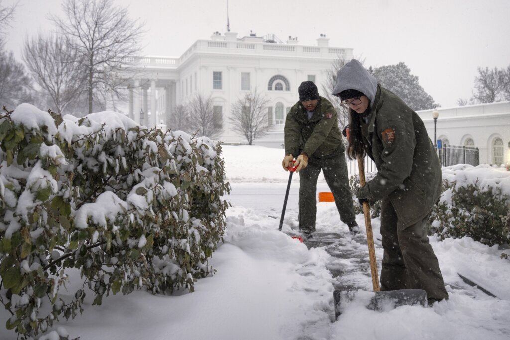 Winter Blasts Washington