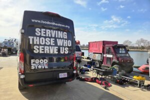1 Food on the Stove providing meals to responders during January crash recovery (credit Jonathan Tate)