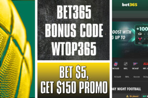 Bet365 Bonus Code WTOP365 Activates Bet $5, Get $150 March Madness Promo