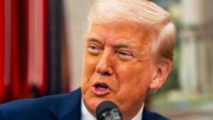 Trump says he is not joking about seeking a third term as president