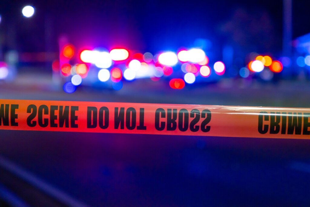 Generic,Police,Lights,At,A,Crime,Scene,At,Night