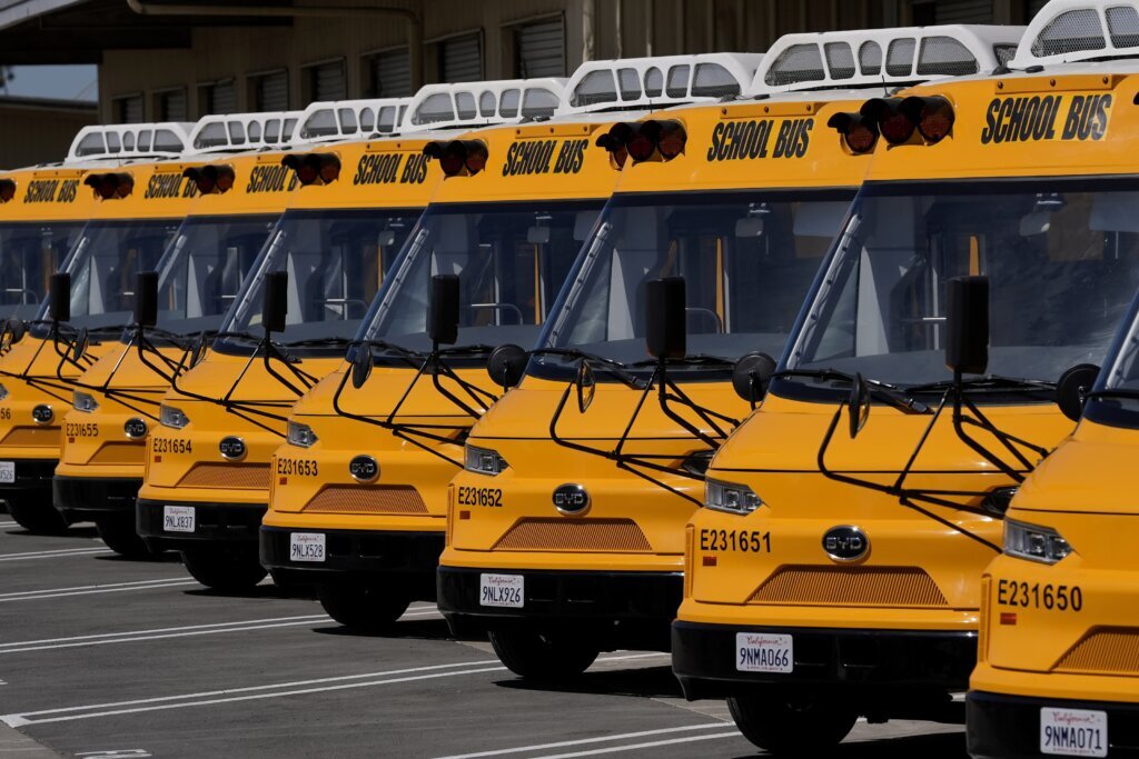 Electric School Buses Funding Freeze