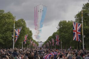 APTOPIX Britain VE Day Parade