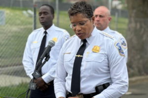Police chief shooting near school