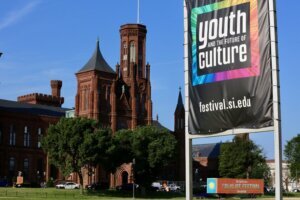 Festival Sign and Castle