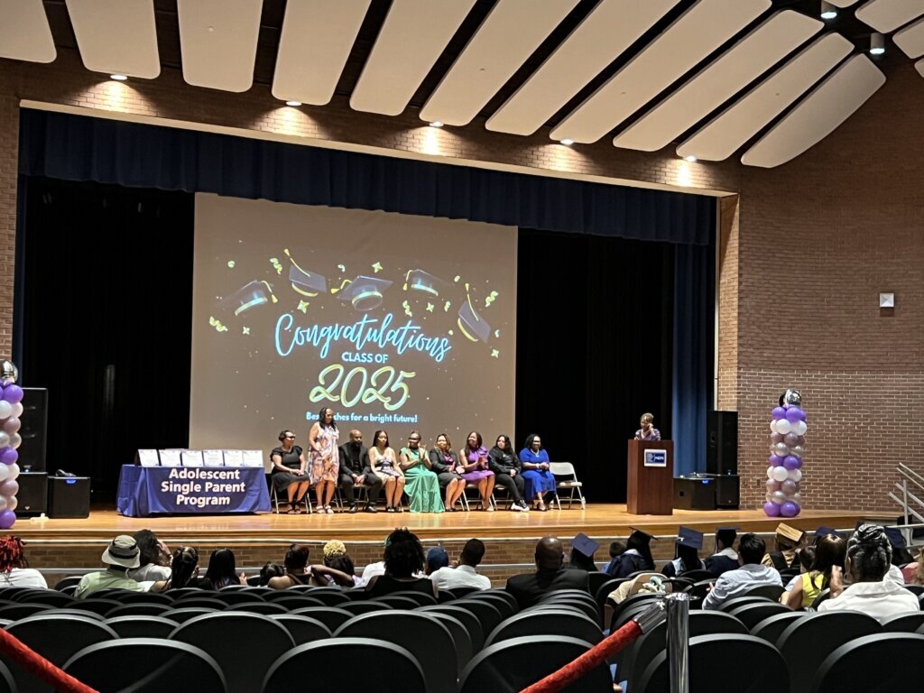 Special graduation ceremony for teen moms