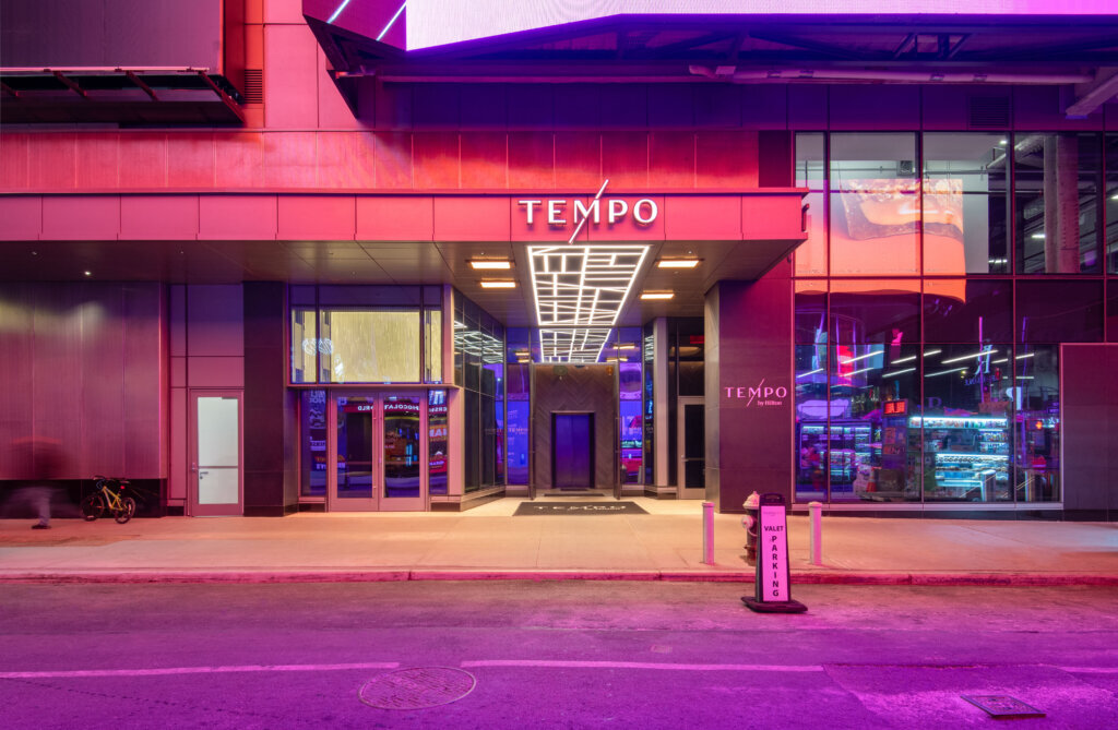 Tempo by Hilton hotel entrance