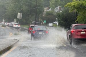 Water over D.C. roadway