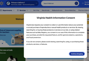 Walmart consent