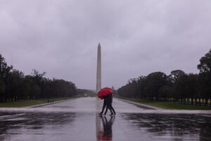 Tropical storm system brings heavy rain and wind to D.C.