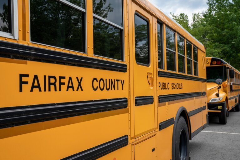 Fairfax County Public School buses