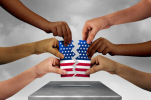 American voters divided