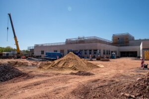 Construction progress at new Spangdahlem Elementary School