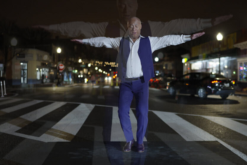 Edwin dancing at Mount Pleasant Street