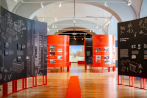The "Coming Together: Reimagining America's Downtowns" exhibit