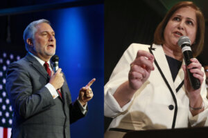 John Reid and Ghazala Hashmi
