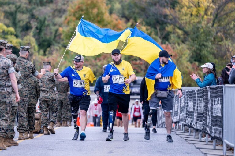 Ukraine veteran marine corps marathon