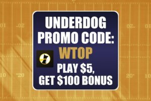 Underdog promo code WTOP