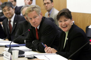 Jim Cheng, Terrie Suit and Tom Davis