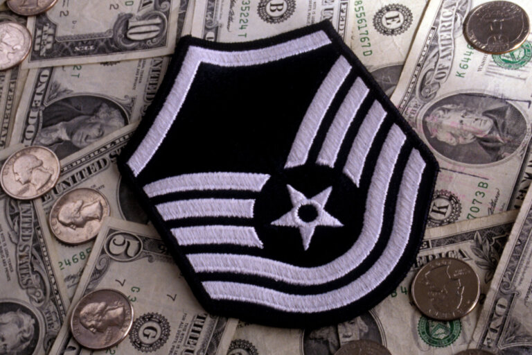 Low pay for military retirement