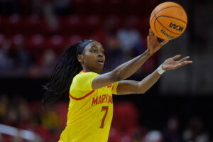 Maryland guard Oluchi Okananwa