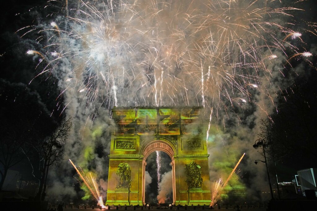 APTOPIX New Year's Eve France